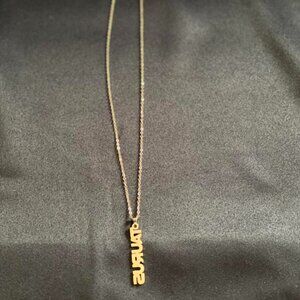 Zodiac necklace ,Sliver Taurus